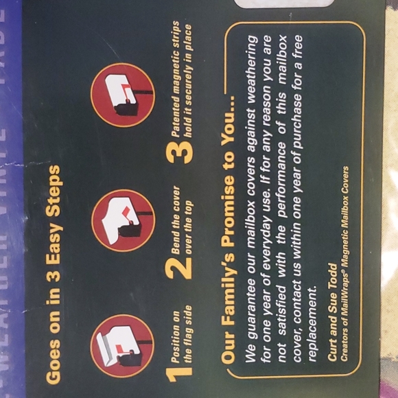 MAILWRAPS Addressable-Tulip Splendor-Spring-All-Weather Vinyl-Numbers-NEW - Picture 6 of 8